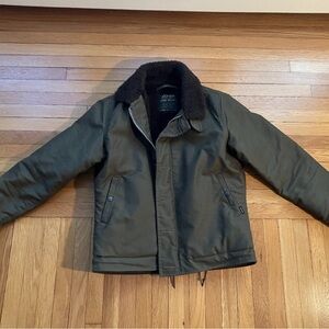 Whipcord N1 Deck Jacket - Olive Drab Green - Iron heart